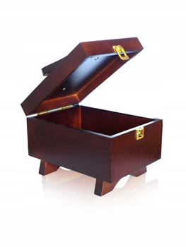 Holzkiste für Schuhzubehör