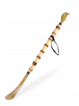 Langer dekorativer Schuhlöffel mit Kratzer