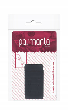 Verschluss BH-Verlängerung doppelreihig schwarz